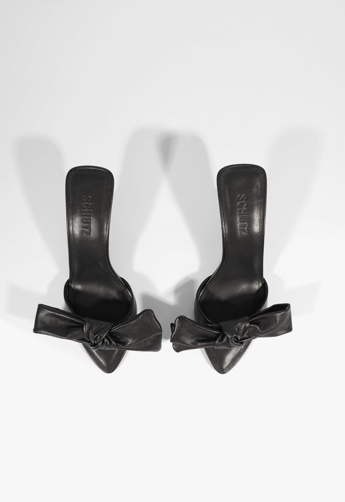 Elodie Bow Leather Sandal - Schutz Shoes