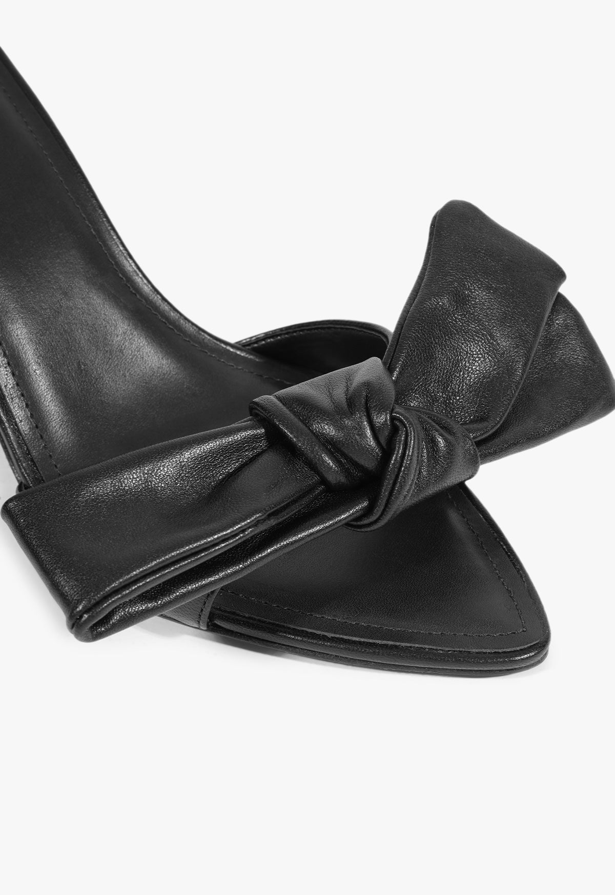 Elodie Bow Leather Sandal - Schutz Shoes