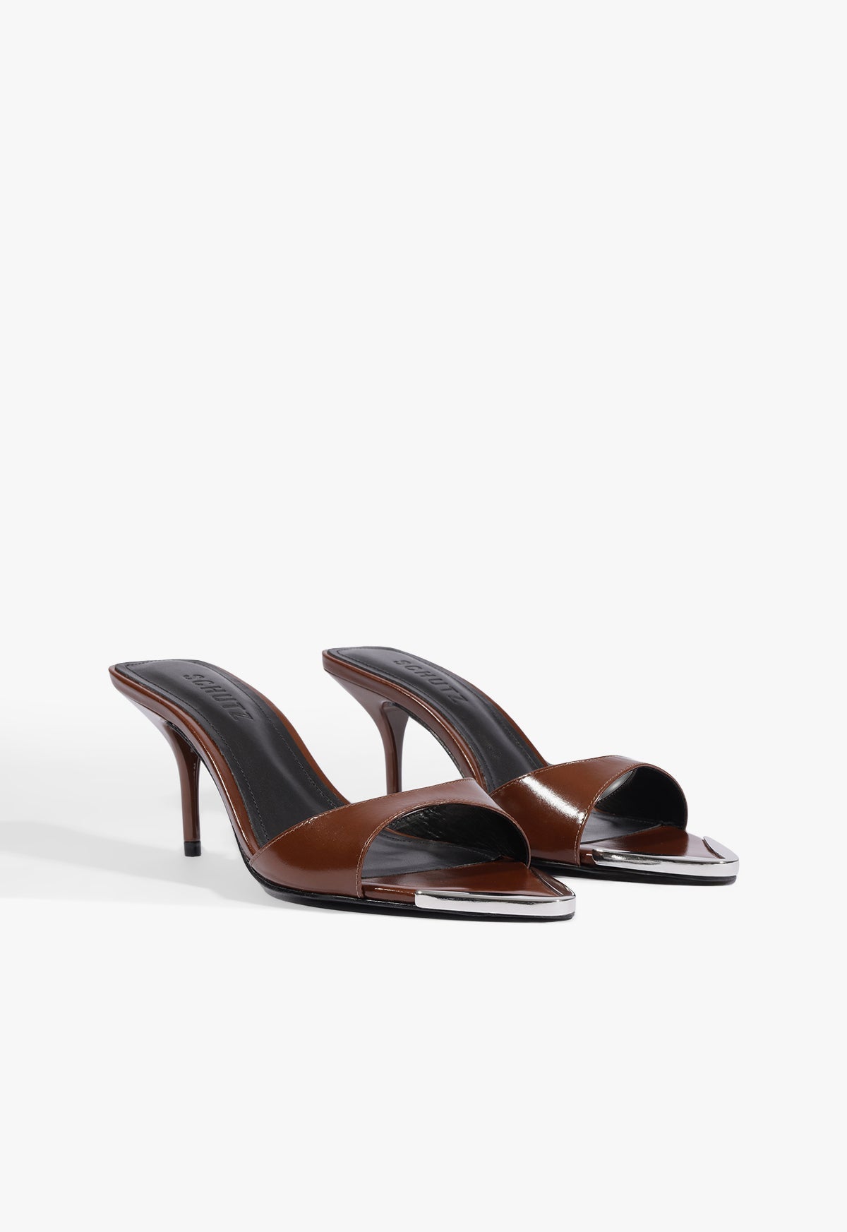 Elodie Chrome Sandal - Schutz Shoes