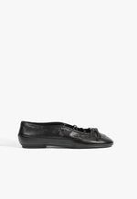 Luisa Leather Ballet Flat 5 Black Leather - Schutz Shoes