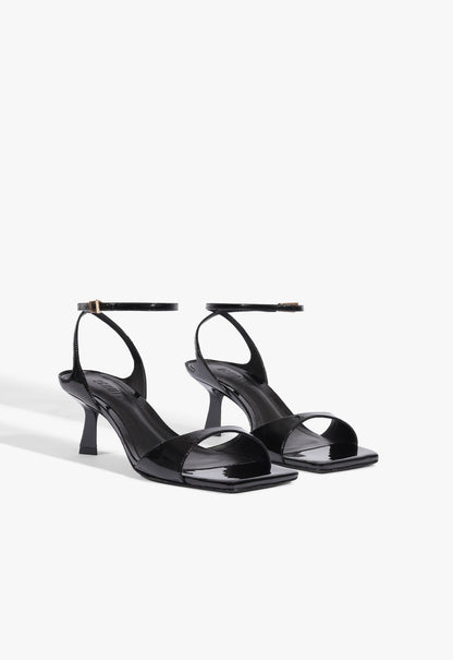 Ciara Mid Patent Leather Sandal - Schutz Shoes
