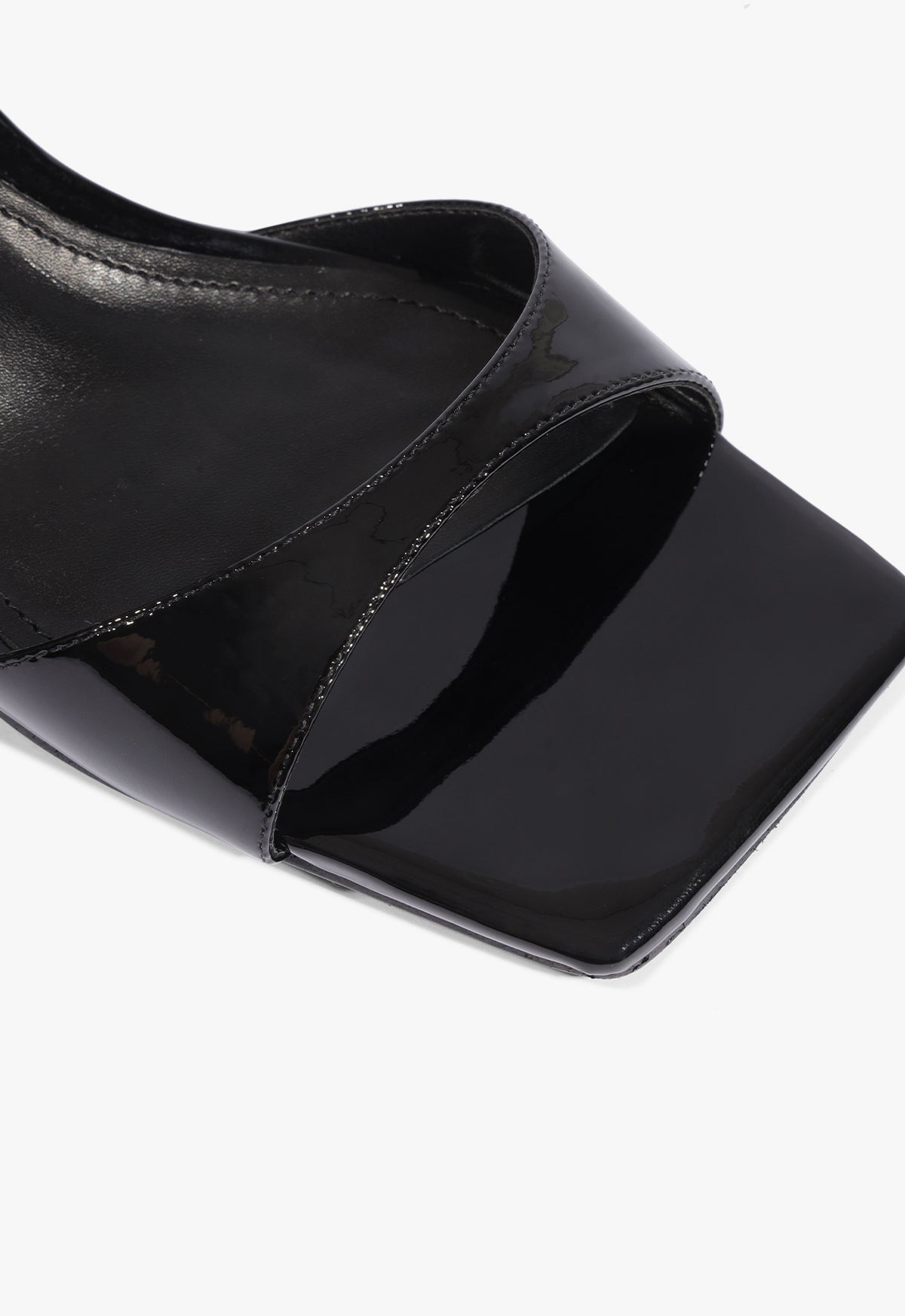 Ciara Mid Patent Leather Sandal - Schutz Shoes