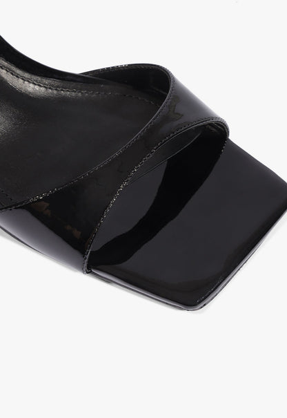 Ciara Mid Patent Leather Sandal - Schutz Shoes
