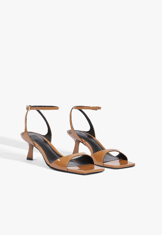 Ciara Mid Patent Leather Sandal - Schutz Shoes
