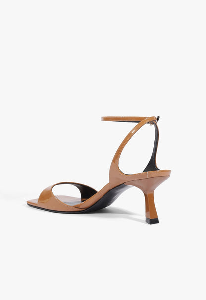 Ciara Mid Patent Leather Sandal - Schutz Shoes