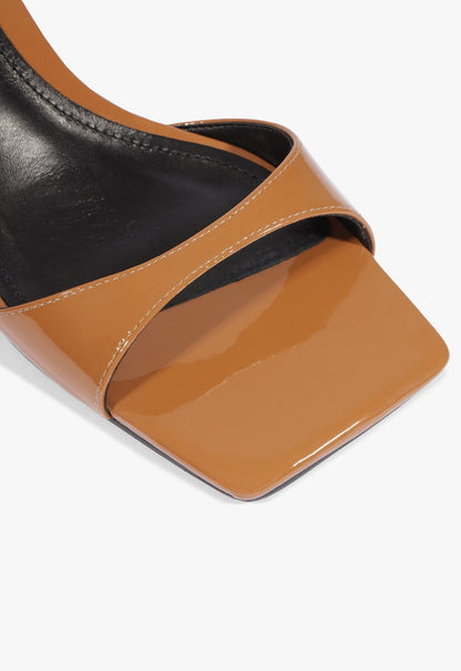Ciara Mid Patent Leather Sandal - Schutz Shoes