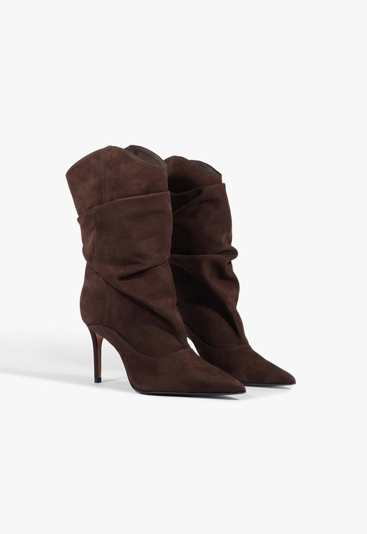 Maryana Slouch Nubuck Bootie - Schutz Shoes