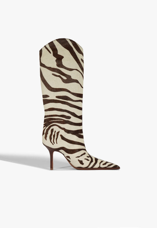 Maryana Wild Calf Hair Boot 5 Off White Hair Calf - Schutz Shoes