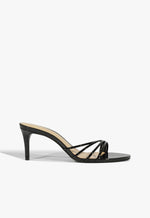Inez Mule Sandal 5 Black Patent - Schutz Shoes
