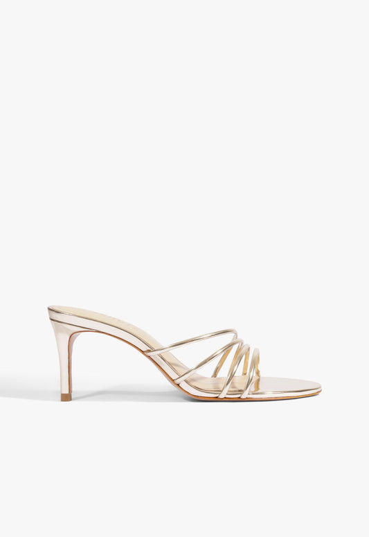 Inez Mule Sandal 5 Gold Metallic - Schutz Shoes