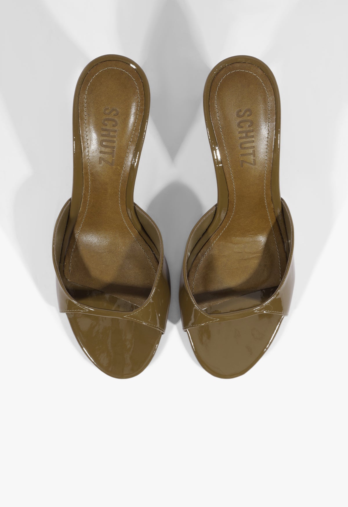 Arlette Mule Patent Sandal - Schutz Shoes