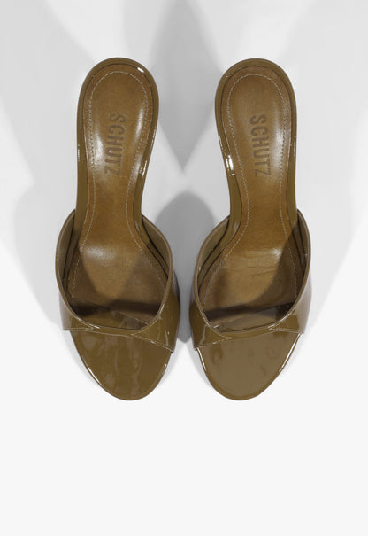 Arlette Mule Patent Sandal - Schutz Shoes