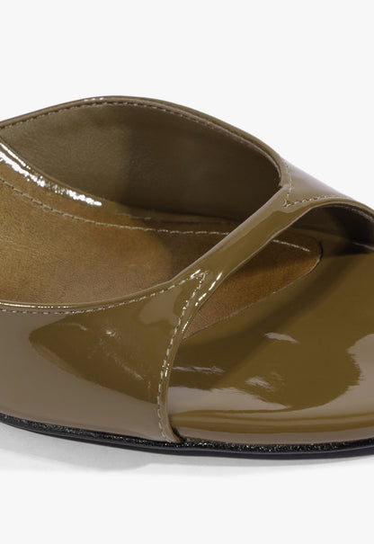 Arlette Mule Patent Sandal - Schutz Shoes