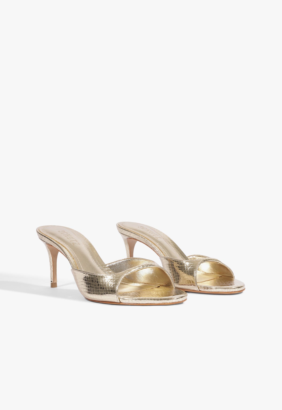 Arlette Mule Metallic Sandal - Schutz Shoes