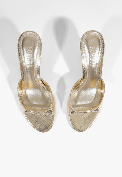 Arlette Mule Metallic Sandal - Schutz Shoes