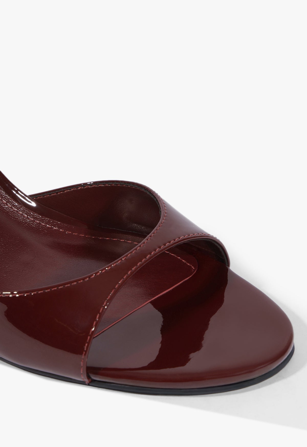 Lyra Mid Patent Sandal - Schutz Shoes