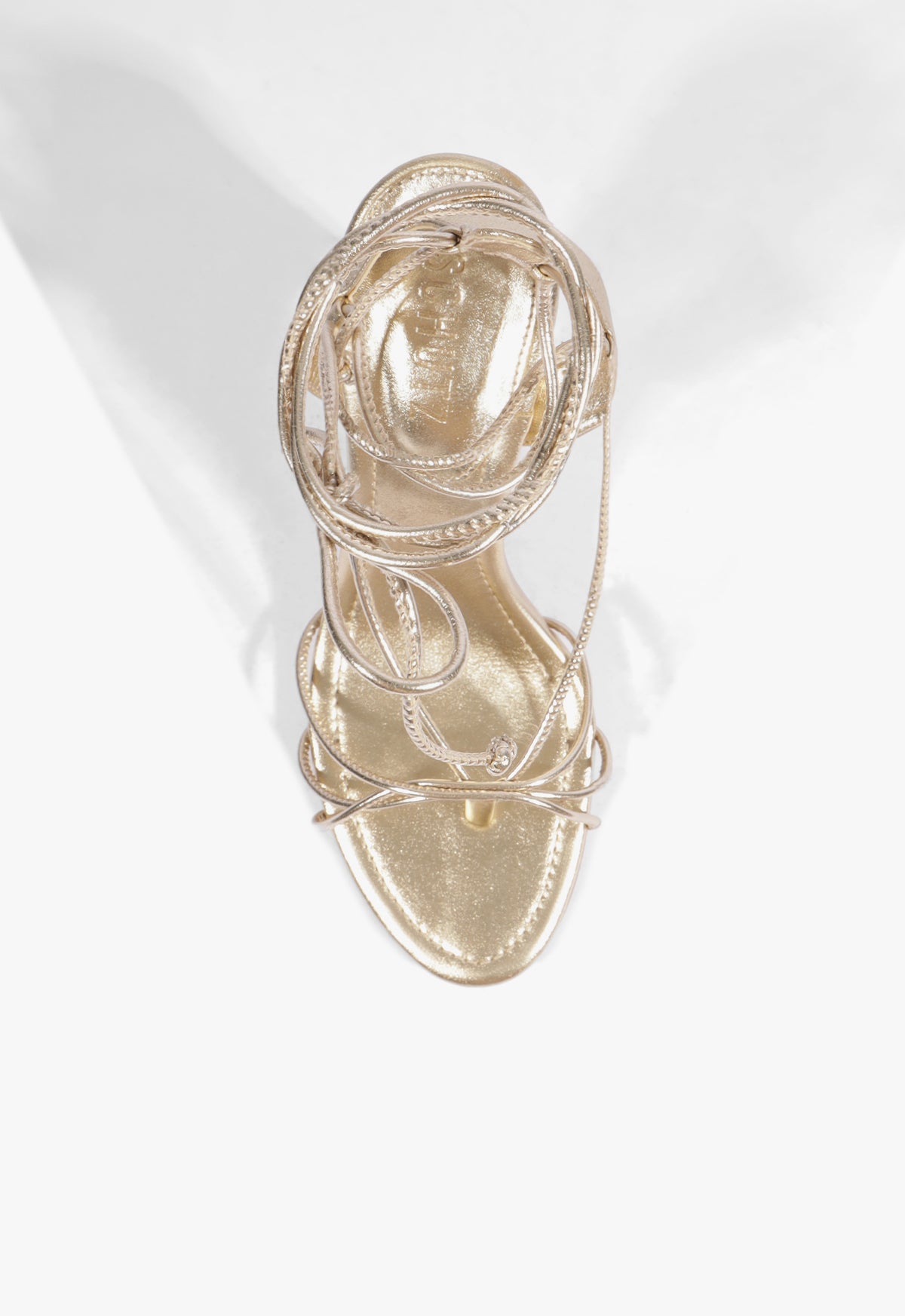 Demetria Metallic Leather Sandal - Schutz Shoes