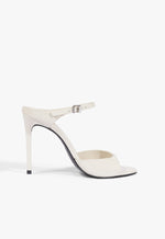 Lyra Patent Leather Sandal 5 Sugar White Patent - Schutz Shoes