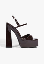 Arlene Patent Sandal 5 Maplewood Patent - Schutz Shoes