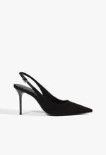 Paola Suede Pump 5 Black Suede - Schutz Shoes