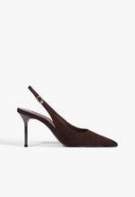 Paola Suede Pump 5 Root Brown Suede - Schutz Shoes