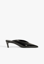 Loren Mid Patent Pump 5 Black Patent - Schutz Shoes