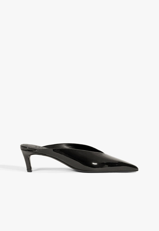 Loren Mid Patent Pump 5 Black Patent - Schutz Shoes