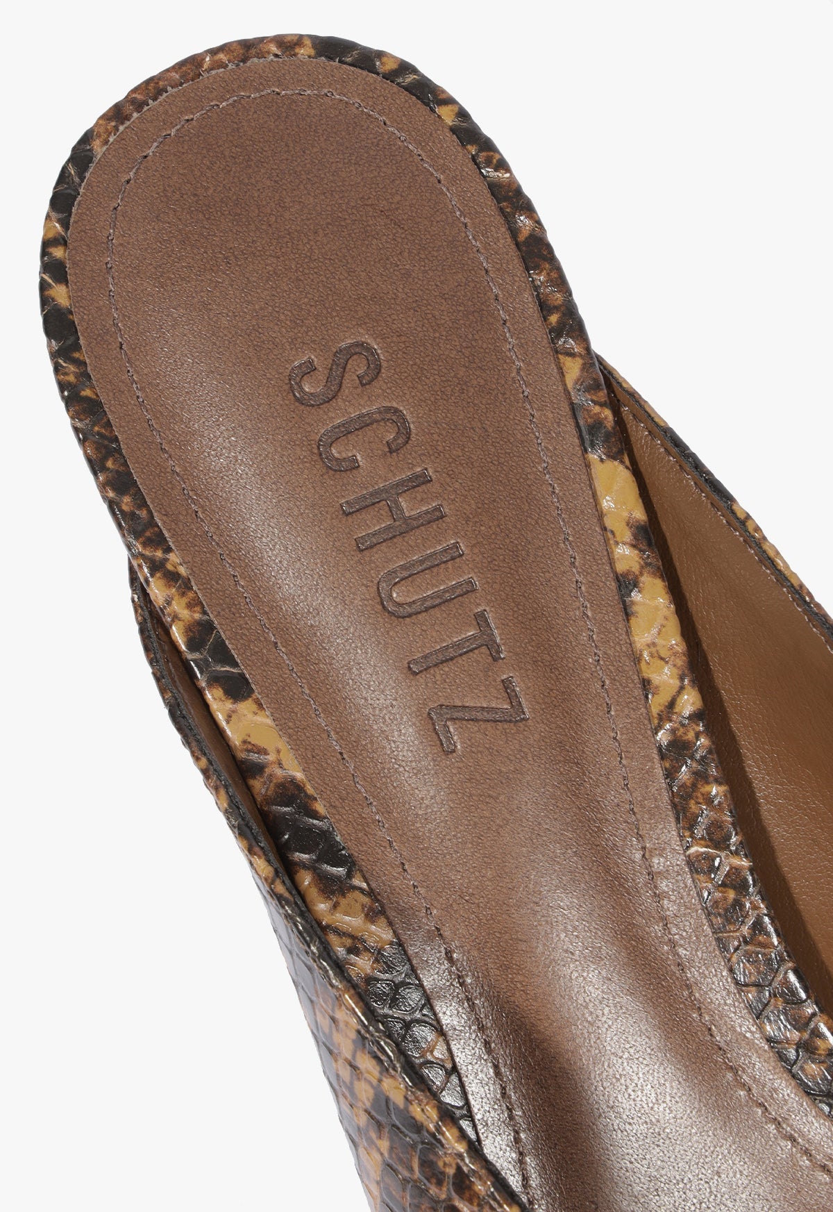 Loren Mid Leather Pump - Schutz Shoes