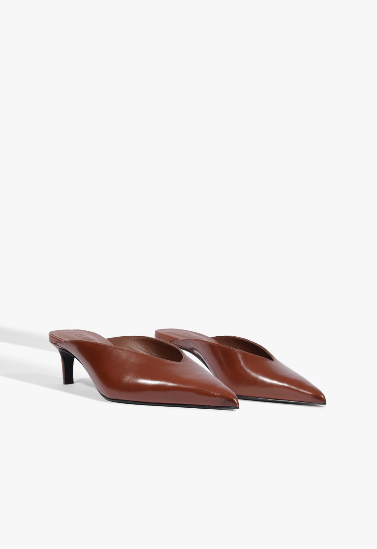 Loren Mid Leather Pump - Schutz Shoes