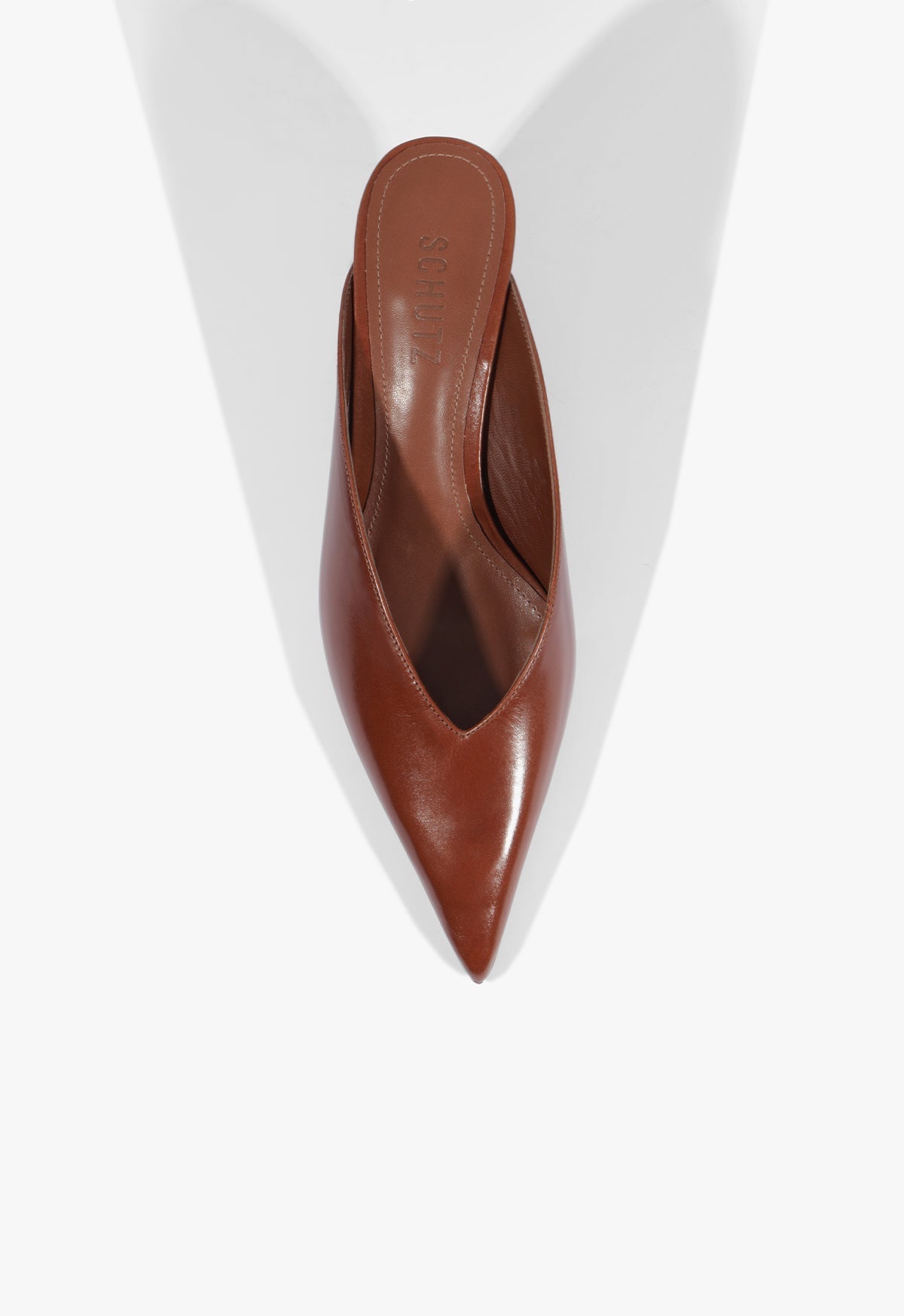 Loren Mid Leather Pump - Schutz Shoes