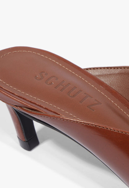 Loren Mid Leather Pump - Schutz Shoes