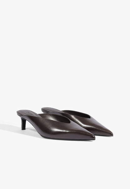 Loren Mid Leather Pump - Schutz Shoes