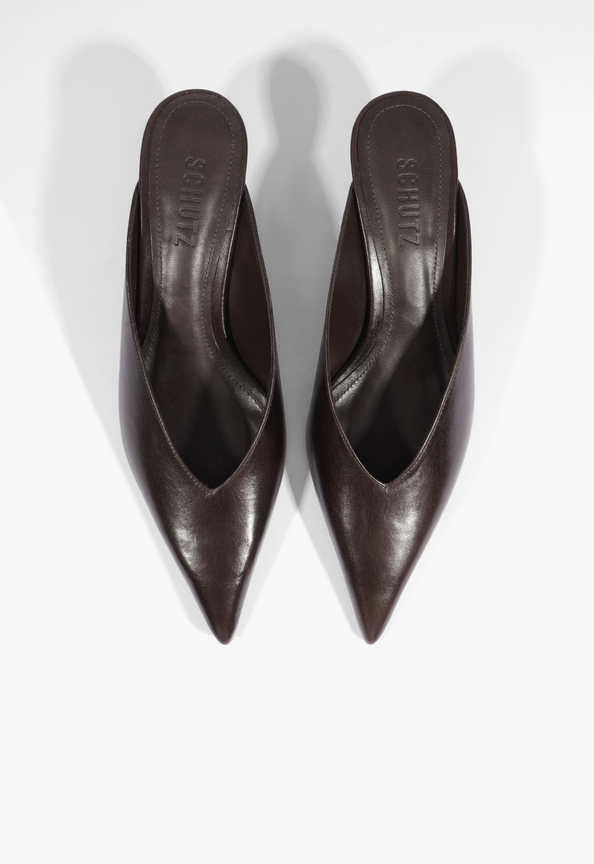 Loren Mid Leather Pump - Schutz Shoes