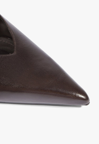 Loren Mid Leather Pump - Schutz Shoes
