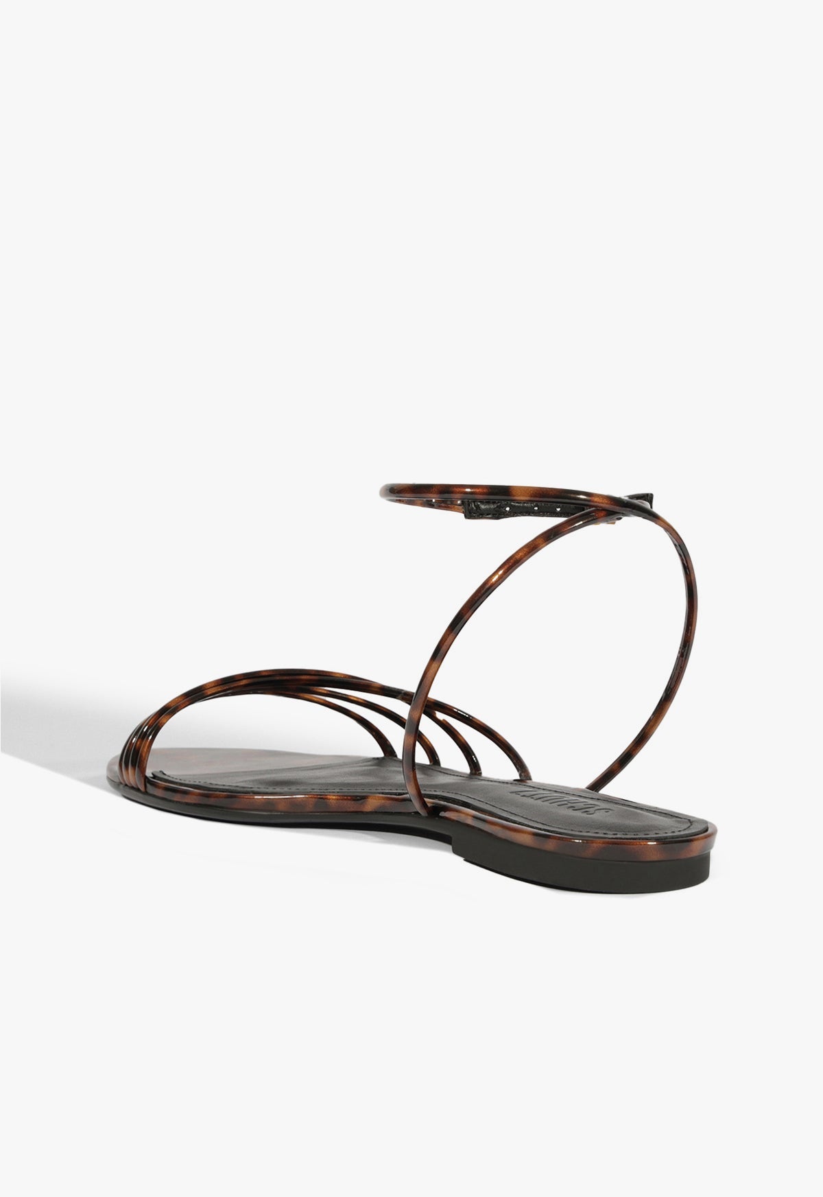 Inez Animal Print Leather Flat Sandal - Schutz Shoes