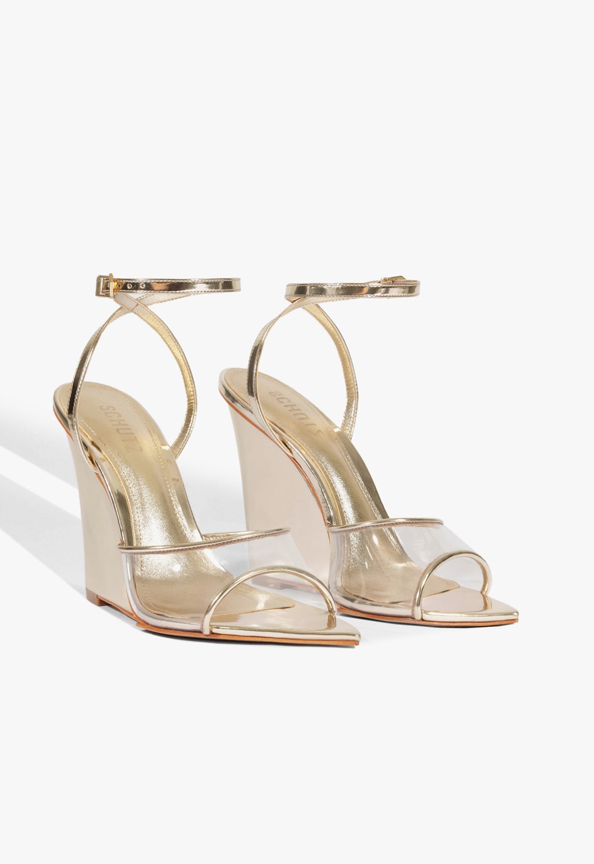 Elodie Vinyl Wedge Sandal - Schutz Shoes