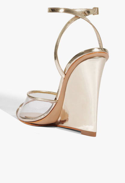 Elodie Vinyl Wedge Sandal - Schutz Shoes