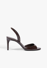 Scarlett Sling Mid Patent Leather Sandal 5 Maplewood Patent - Schutz Shoes