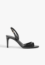 Scarlett Sling Buckle Patent Sandal 5 Black Patent - Schutz Shoes