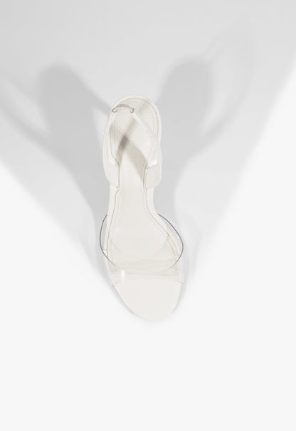 Scarlett Sling Mid Vinyl Patent Sandal - Schutz Shoes