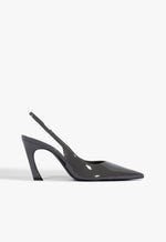 Lexi Sling Patent Pump 5 Gray Patent - Schutz Shoes