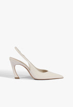Lexi Mid Patent Pump 5 Sugar White Patent - Schutz Shoes