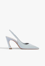 Lexi Mid Patent Pump 5 Light Azure Patent - Schutz Shoes