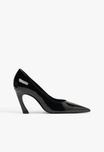 Lexi Lo Patent Pump 5 Black Patent - Schutz Shoes
