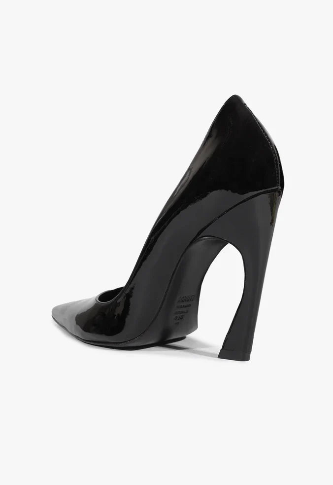 Lexi High Sculptural Black Pump - Schutz Shoes