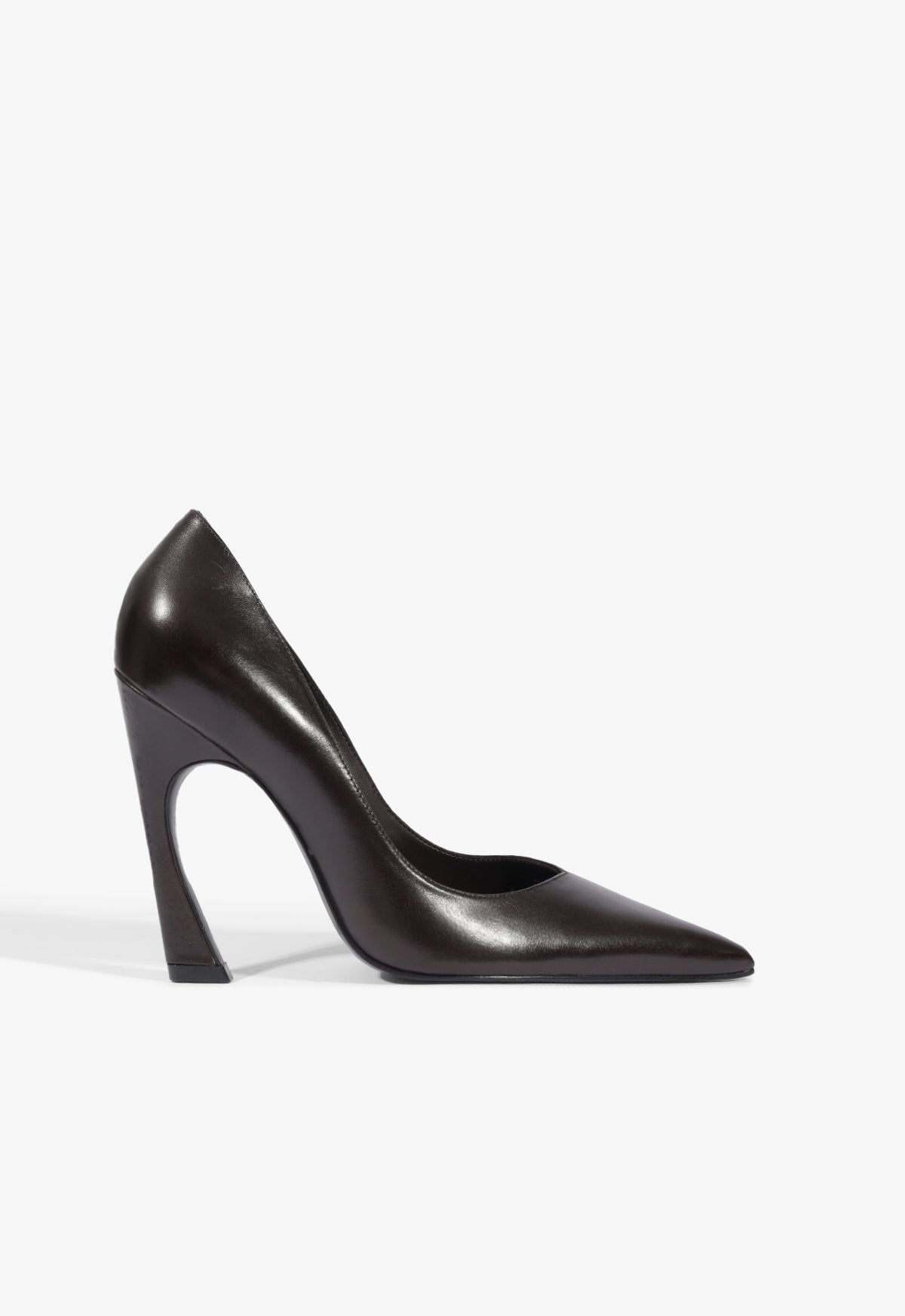 Lexi Leather Pump 5 Dark Brown Leather - Schutz Shoes