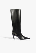 Lexi Mid Leather Boot 5 Black Leather - Schutz Shoes