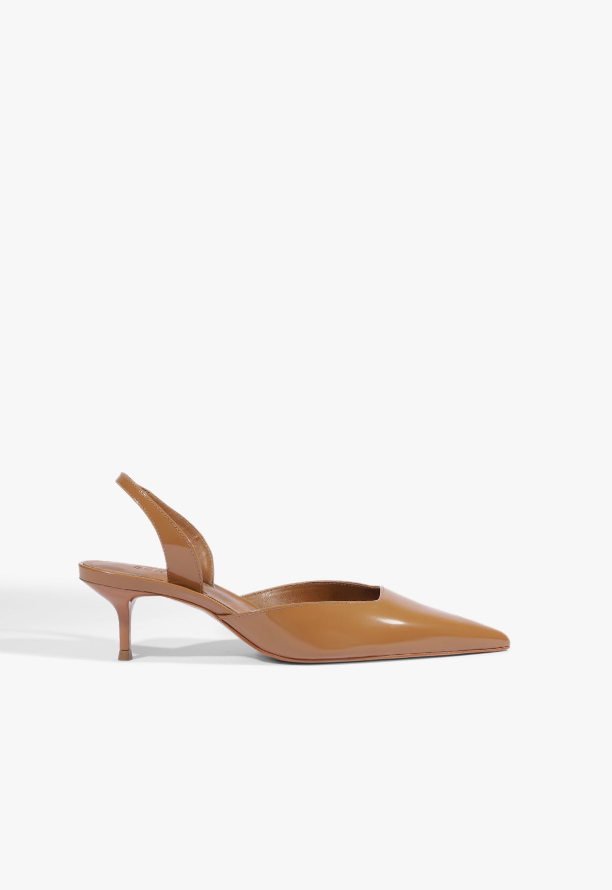 Paola Mid Patent Pump 5 Miele Patent - Schutz Shoes
