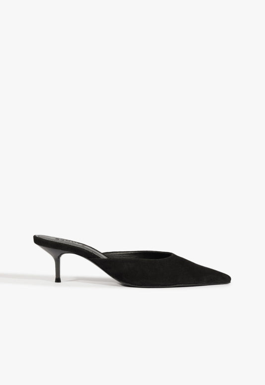 Julie Suede Pump 5 Black Suede - Schutz Shoes