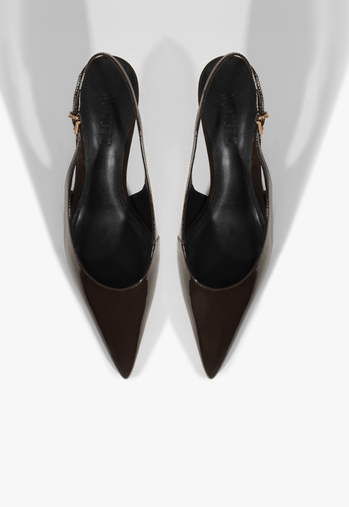 Paola Mid Patent Leather Pump - Schutz Shoes